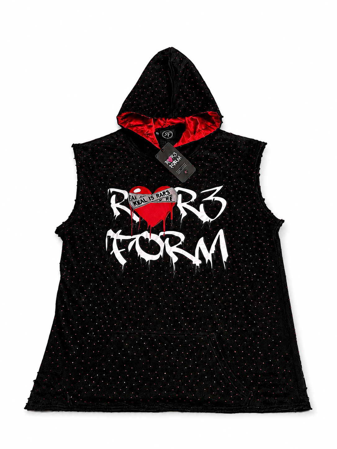 Real Is Rar3 Rhinestone Short Set
